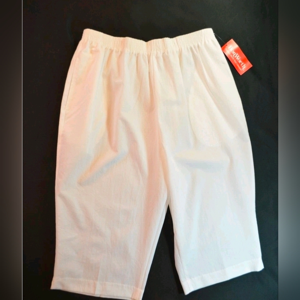 Bon Worth Women's White Shorts